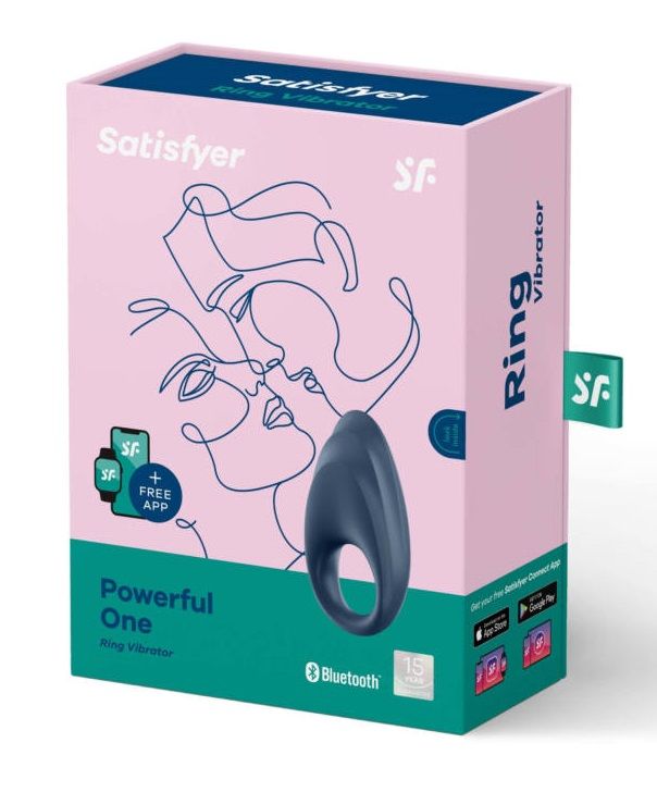 Эрекционное кольцо Satisfyer Powerful One с возможностью управления через приложение