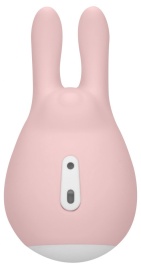 Розовый клиторальный стимулятор Love Bunny - 9,4 см.