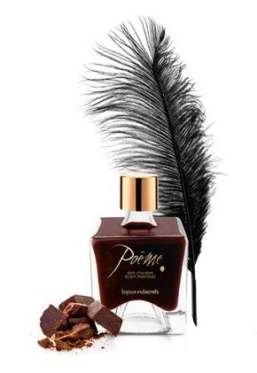 Краска для тела POÊME DARK CHOCOLATE с ароматом шоколада - 50 гр.