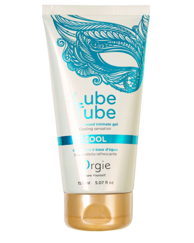 Интимный гель на водной основе Lube Tube Cool с охлаждающим эффектом - 150 мл.