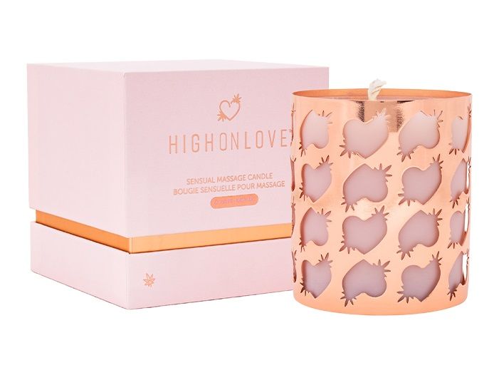 Оригинальная массажная свеча High On Love Sensual Massage Candle - 250 мл.