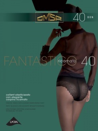 Эластичные колготки с ажурными трусиками FANTASTICO 40