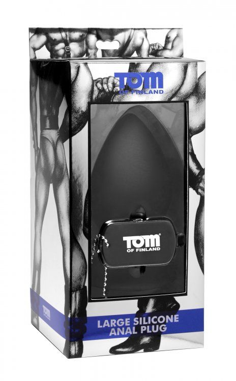 Анальная пробка Tom of Finland Large Silicone Anal Plug - 11,5 см.