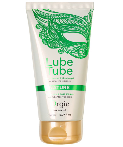 Интимный гель на водной основе Lube Tube Nature - 150 мл.