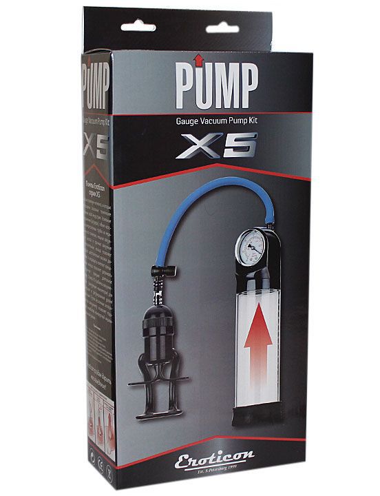 Вакуумная помпа Eroticon PUMP X5 с манометром