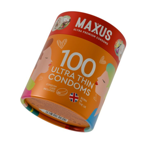 Ультратонкие презервативы Maxus Ultra Thin - 100 шт.