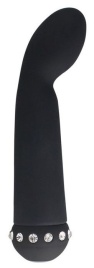 Черный вибратор SPARKLE SUCCUBI  BLISS G VIBE - 14,2 см.