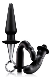 Набор PROSTATE   BUTT PLUG SET из рукояти и 3 насадок