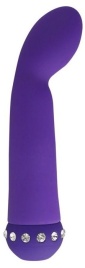 Фиолетовый вибратор BLISS  G  VIBE - 14,2 см.