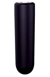 Черная перезаряжаемая вибропуля Power Bullet