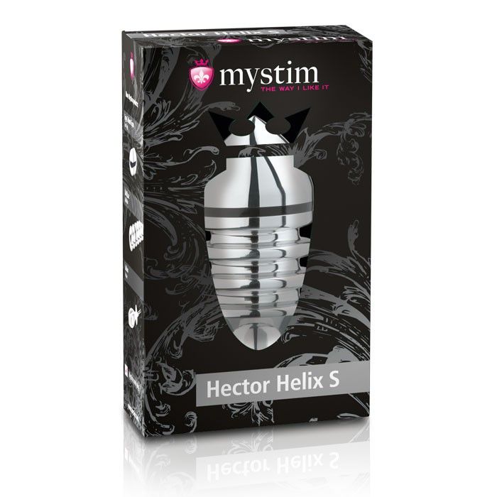 Металлическая анальная пробка Hector Helix Buttplug S - 10 см.