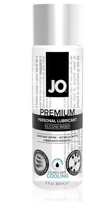 Охлаждающий лубрикант на силиконовой основе JO Personal Premium Lubricant Cooling - 60 мл.