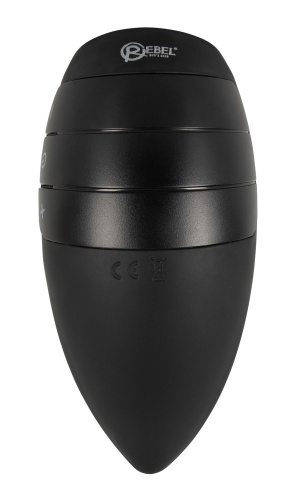 Черный мастурбатор с гибкими крылышками