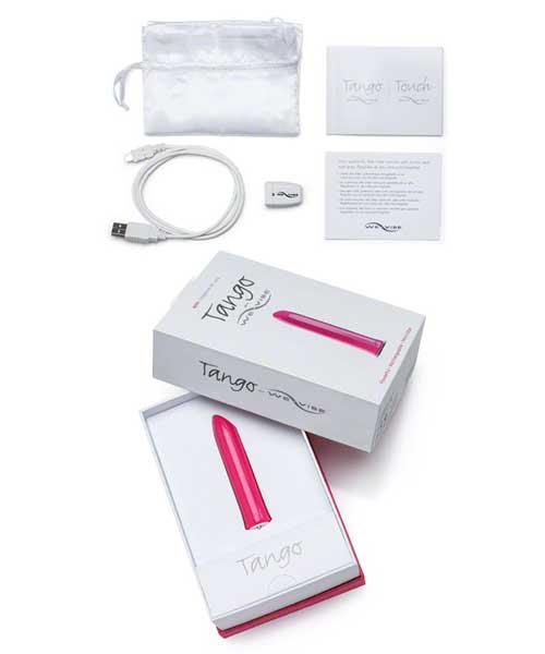 Розовый мини-вибратор Tango Pink USB rechargeable