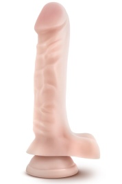 Телесный фаллоимитатор с мошонкой Dr. Skin 9 Inches Cock 1 - 22,86 см.