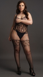 Ажурный кэтсьюит Lace and Fishnet Bodystocking