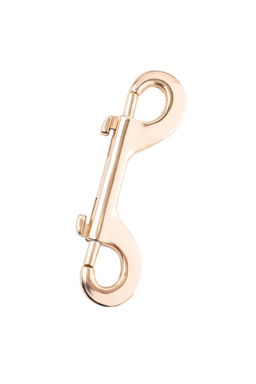 Черные наручники PREMIUM HANDCUFF WITH HOOK с золотистой перемычкой