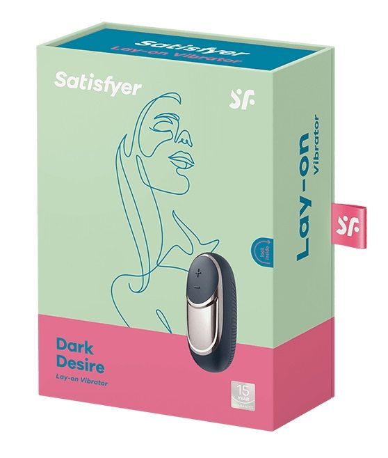 Черный вибромассажер Satisfyer Dark Desire