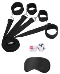 Черный игровой набор БДСМ Under The bed Binding Restraint Kit