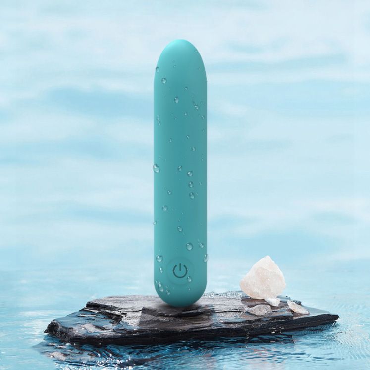 Бирюзовая перезаряжаемая вибропуля Youvic