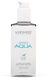 Легкий лубрикант на водной основе Wicked Simply AQUA - 70 мл.