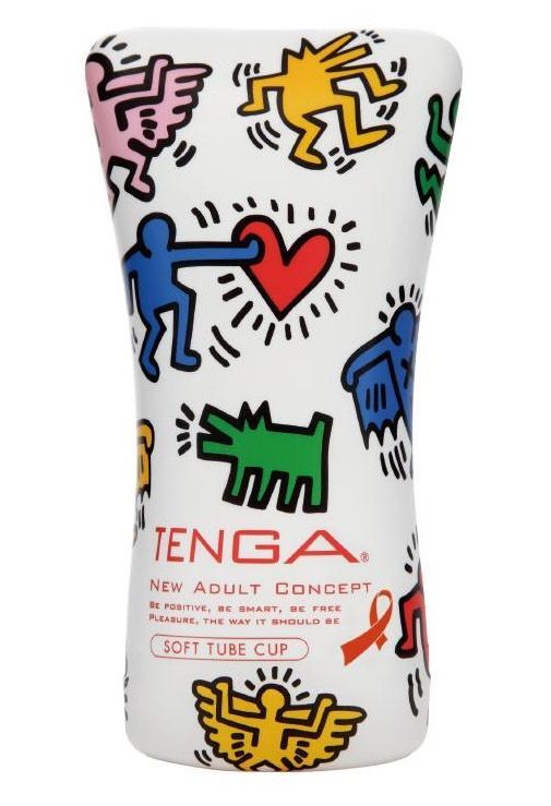 Мастурбатор-туба Keith Haring Soft Tube CUP