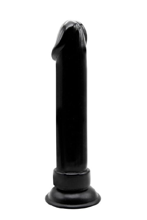 Чёрный анальный фаллоимитатор MENZSTUFF BLACK KNIGHT 9INCH BUTT PLUG - 23 см.