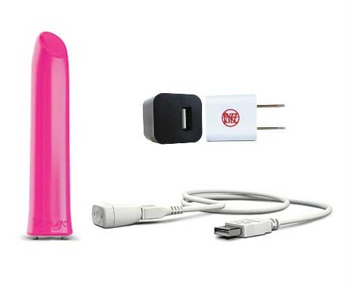 Розовый мини-вибратор Tango Pink USB rechargeable