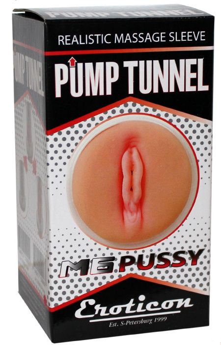 Прозрачная насадка-вагина для помпы PUMP TUNNEL M6 PUSSY