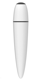 Белый мини-вибратор IJOY Rechargeable Power Play - 10,5 см.