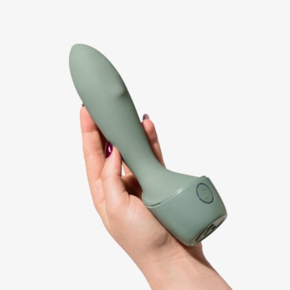 Зеленый стимулятор точки G Onda G-Spot Massager - 19,5 см.