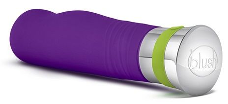 Фиолетовый вибромассажер LUCENT - 17,2 см.