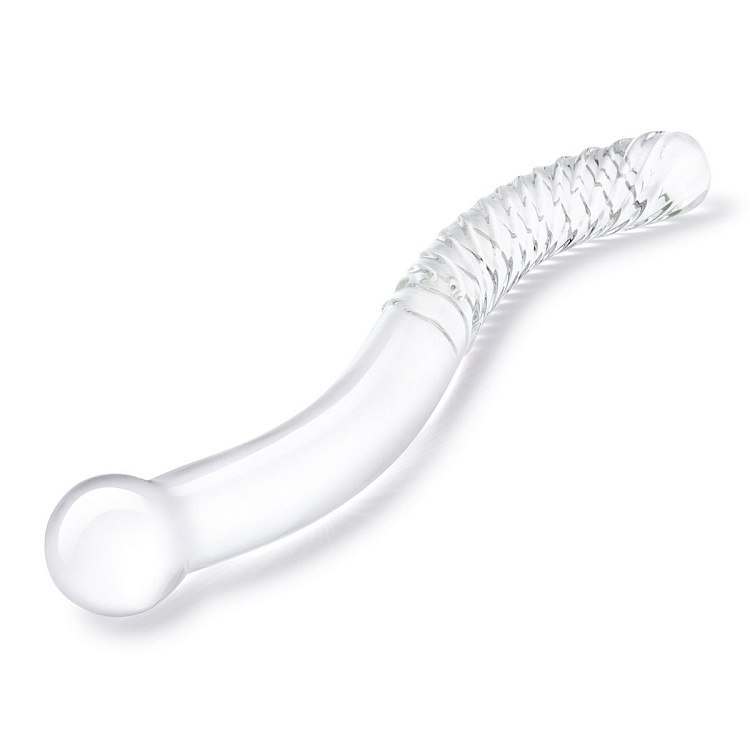 Стеклянный фаллоимитатор 11’’ Glass Pelvic Wand Double Ended - 28 см.