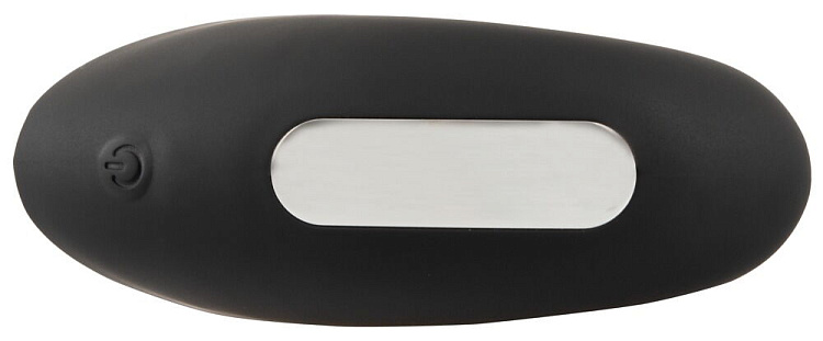 Черный вибростимулятор простаты RC Prostate Massager - 13,1 см.