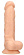 Телесный фаллоимитатор Silicone Dildo With Balls - 17,8 см.