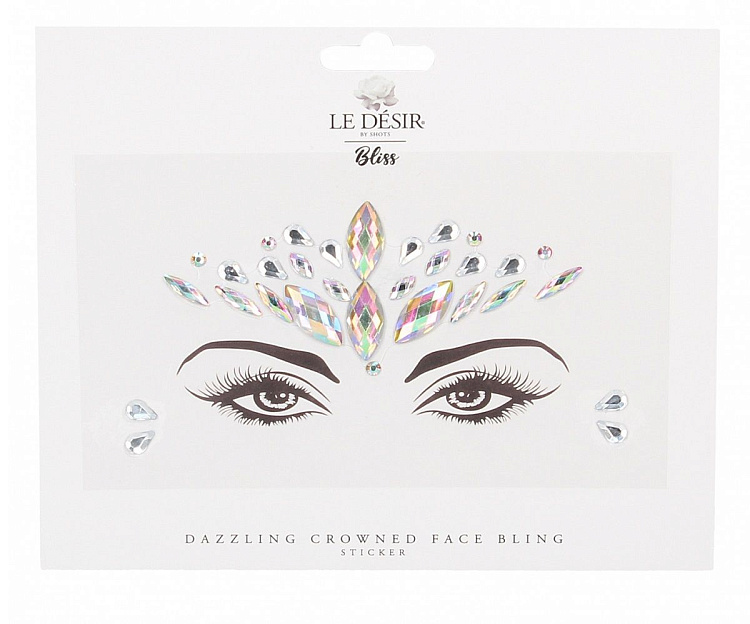 Украшение на лицо Dazzling Crowned Face