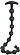 Черные анальные бусы Anal beads - 50 см.