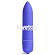 Синяя вибропуля X-Basic Long Bullet 10 speeds - 9 см.