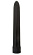 Черный классический вибратор - 18 см.