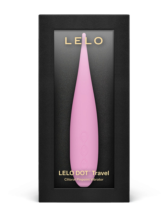 Розовый вибратор для клитора Lelo Dot Travel