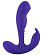 Фиолетовый стимулятор простаты Anal Vibrating Prostate Stimulator with Rolling Ball - 13,3 см.