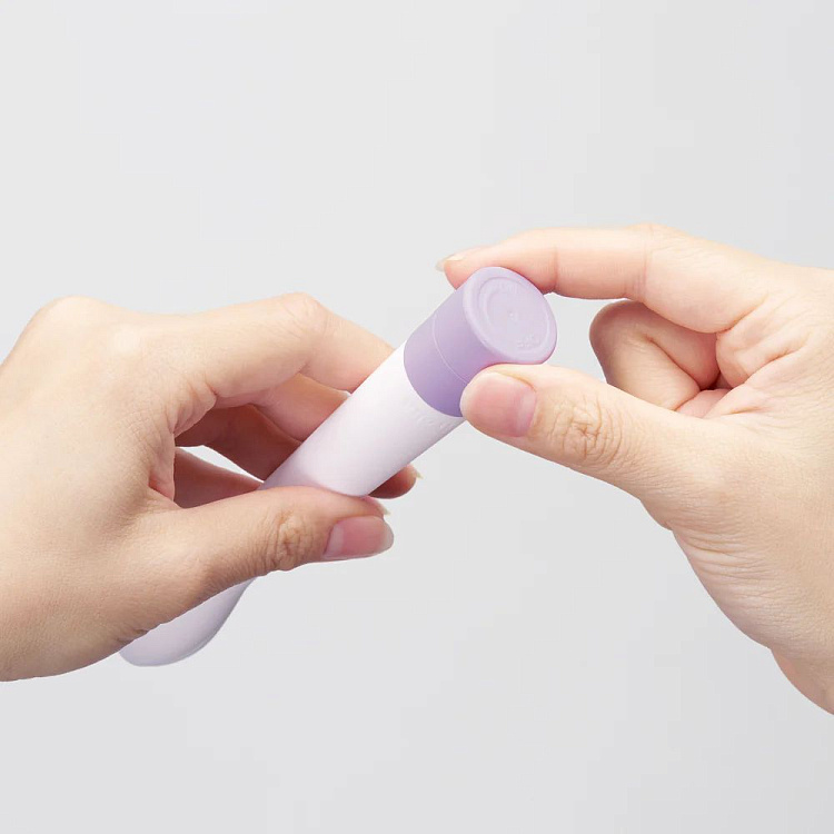 Сиреневый вибратор Iroha Koharu Suiren - 16 см.