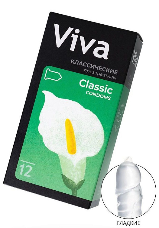 Классические презервативы VIVA Classic - 12 шт.