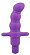 Фиолетовый мини-вибратор Frisky Flex Vibe - 11,9 см.