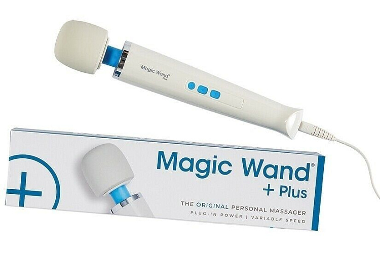 Жезловый проводной вибратор Magic Wand Plus - 30,5 см.