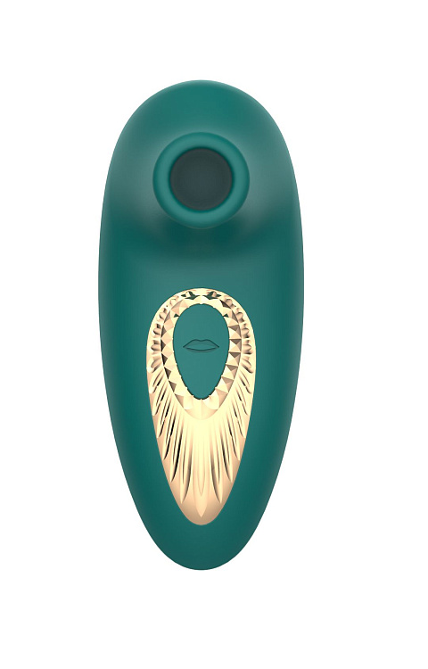 Зеленый вакуумный стимулятор клитора