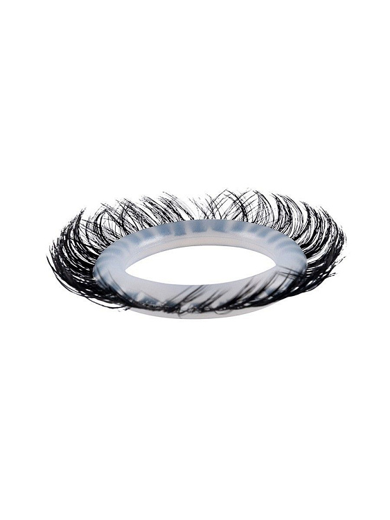 Эластичное эрекционное колечко с черными «ресничками»