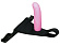 Розовый страпон на трусиках с регулируемыми бретелями Smile - 16 см.