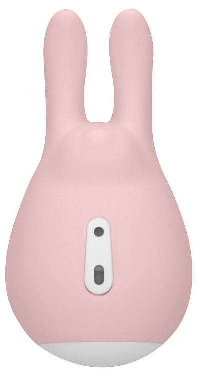Розовый клиторальный стимулятор Love Bunny - 9,4 см.
