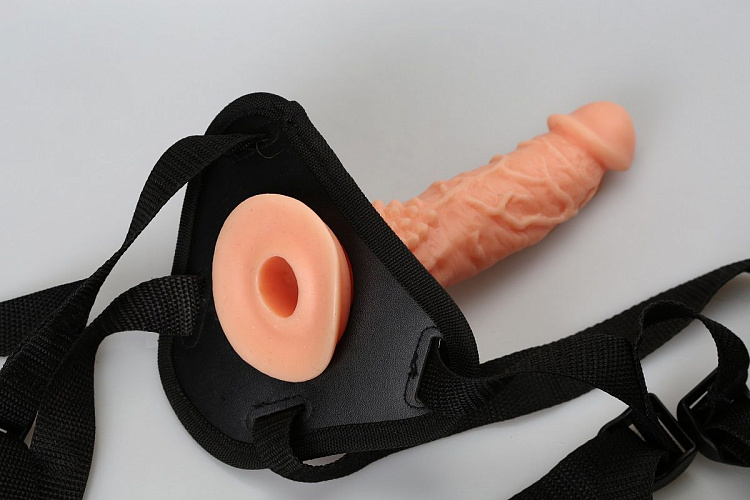 Полый страпон Hollow Strap On for Men - 15,5 см.